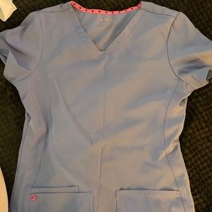 Heart soul ceil blue scrubs